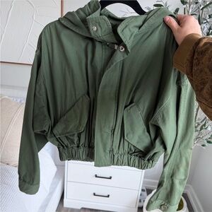 Carmar Green Bomber Jacket